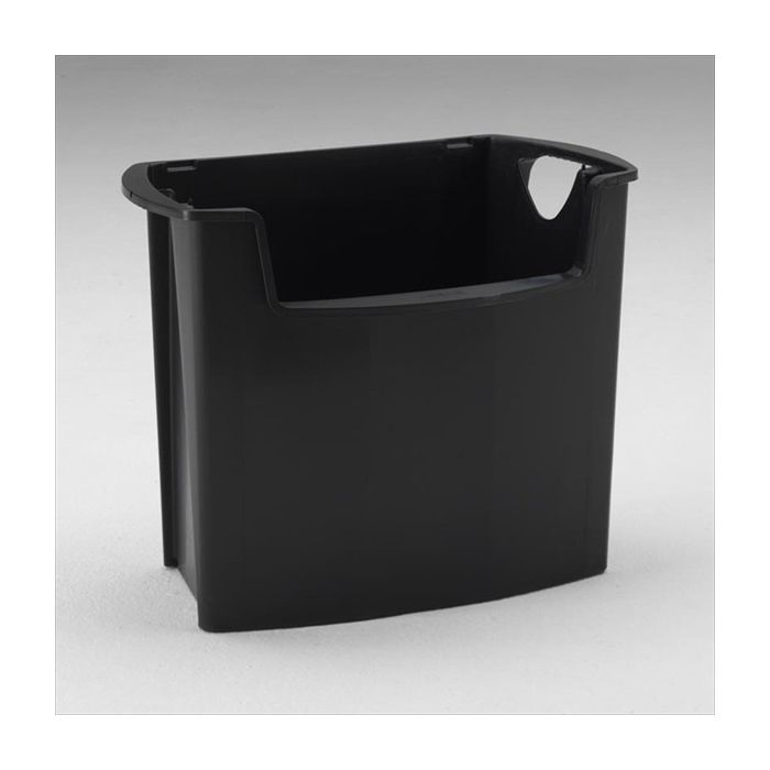 Bac 18L plastique noir pour kit de poubelle tri sélectif DELINIA ID